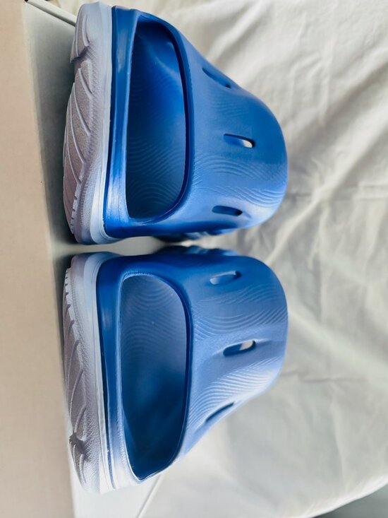 HOKA Ora Recovery Slide 3 Blue White Men\'s Size 12 Comfort Sandals main image 14